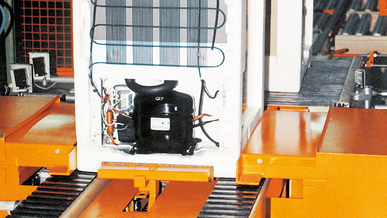 dispositivo de centrado de carga para aparatos electrodomesticos