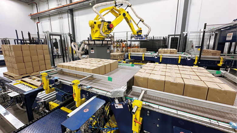 robot de paletizado para cajas